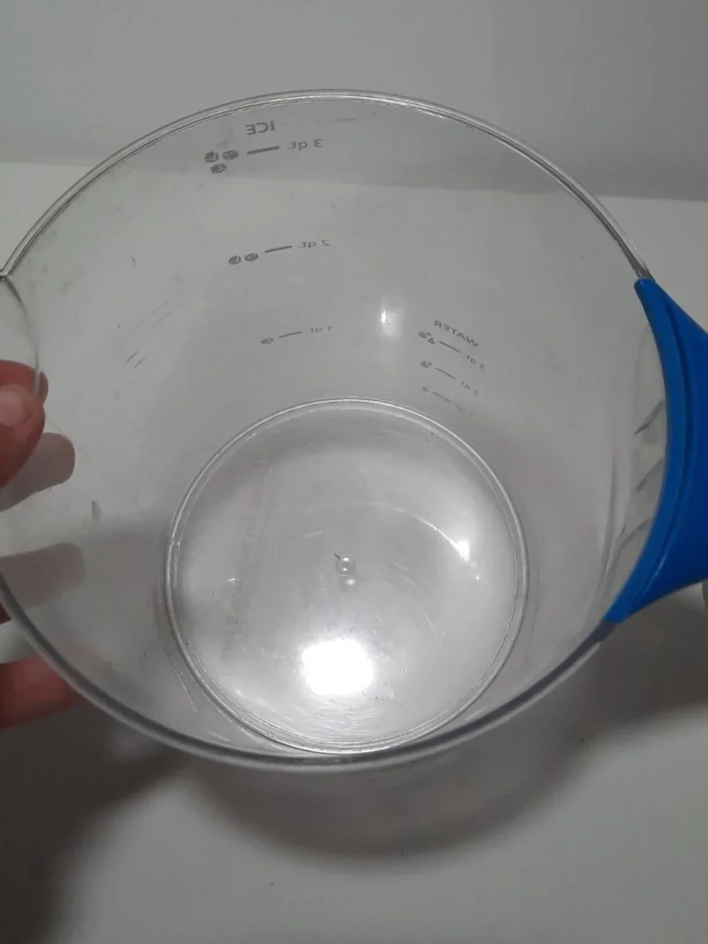 Mr Coffee TM70 Iced Tea Maker 3 Qt Oval Pitcher Blue Lid Replacement Part